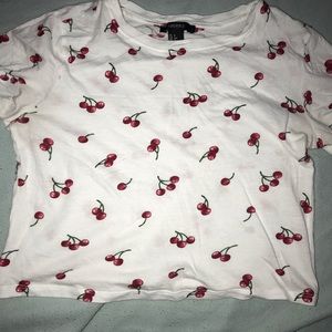 cherry crop top from forever 21